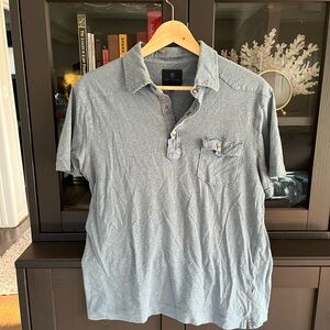 Martin + Osa Heather Blue Polo Shirt